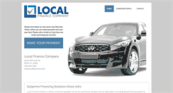 Desktop Screenshot of localfinanceco.com