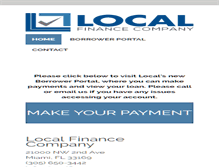Tablet Screenshot of localfinanceco.com